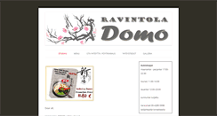 Desktop Screenshot of domoravintola.fi