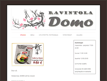 Tablet Screenshot of domoravintola.fi